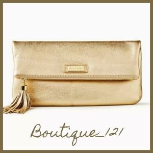 Lilly Pulitzer Gold Tassel Bag!